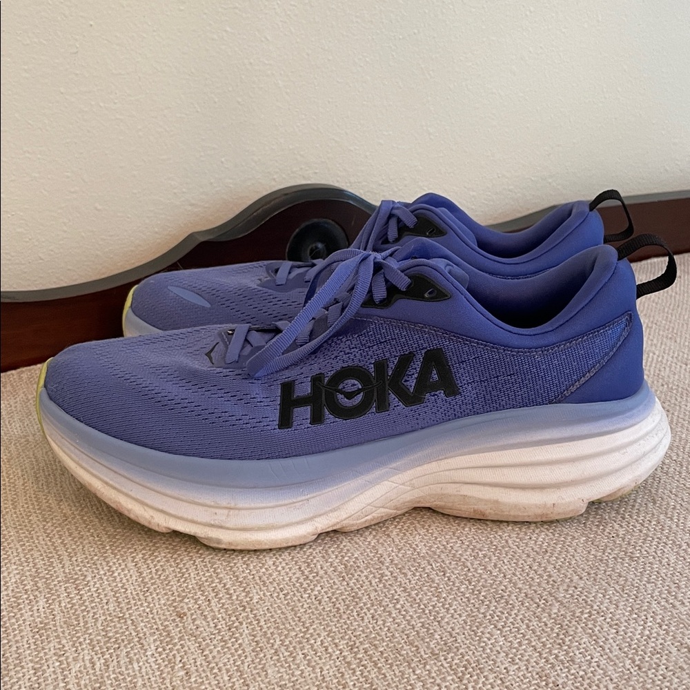 Hoka Bondi 8 Stellar Blue Cosmos Size 9.5 Sneakers